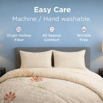 AC Comforter | 68×88 Inch Double Bed Quilt | Supersonic | 1050Gms Ultra Soft Microfiber | Lightweight All-Season Blanket for AC Rooms | Reversible Comforter