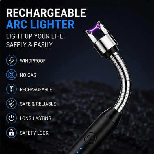 USB Rechargeable Flexible Electric Arc Lighter
