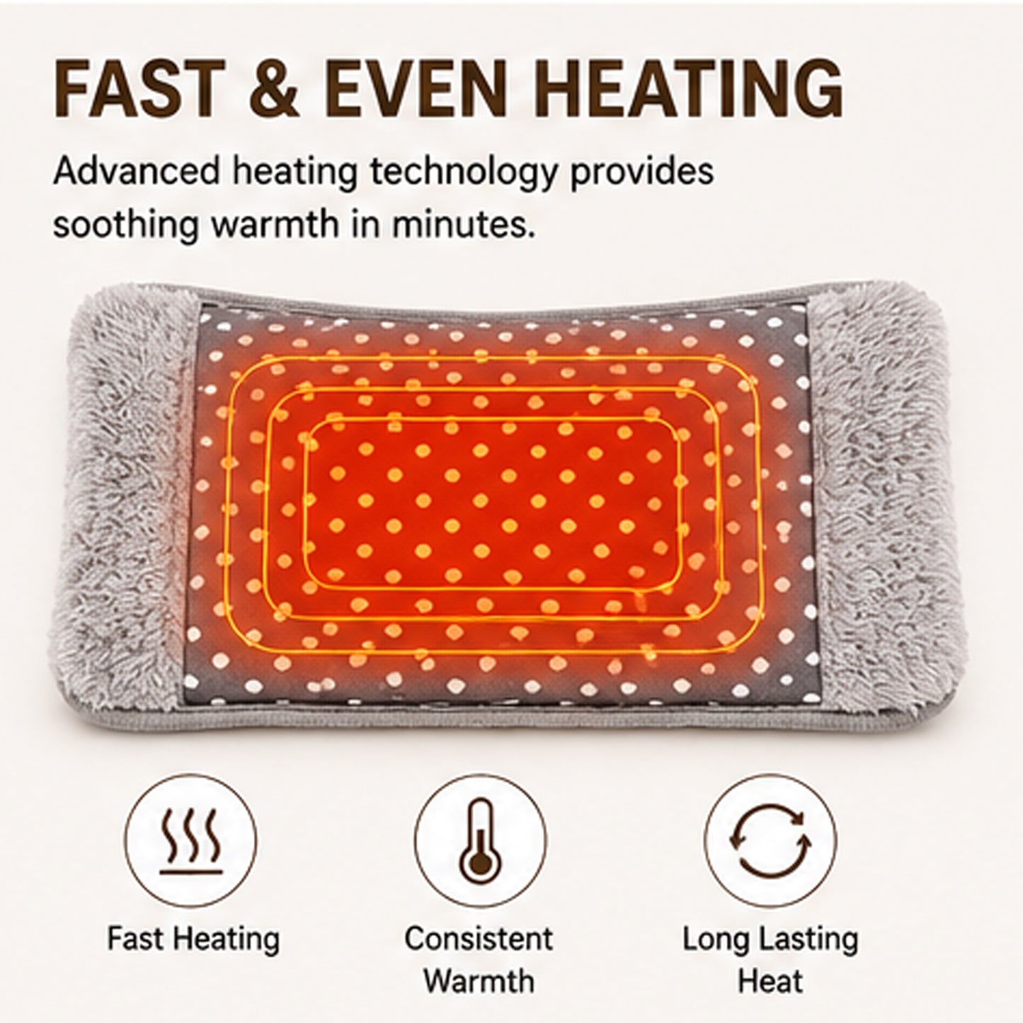 Electric Heating Pad for Pain Relief & Warm Therapy